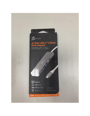 Adaptador HDMI 4K y USB 3.2 j5create JCD390 - Plug and Play
