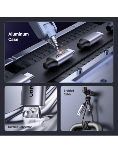 UGREEN Cable USB C a DisplayPort 1.4 8K 2.0m Alta Velocidad