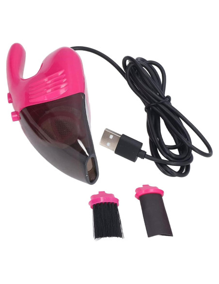 Aspiradora de Teclado HEEPDD Rosa Mini USB Portátil 109g