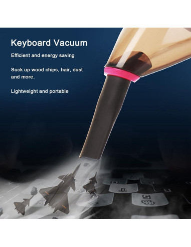 Aspiradora de Teclado HEEPDD Rosa Mini USB Portátil 109g