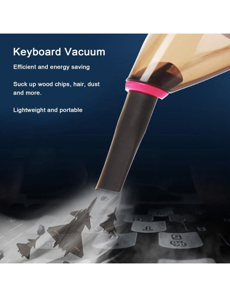 Aspiradora de Teclado HEEPDD Rosa Mini USB Portátil 109g
