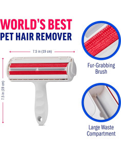 Rodillo Quitapelos Reutilizable Ecológico para Mascotas - Autolimpiante 2