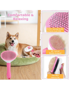 Juego de Aseo para Mascotas 7 Piezas Qubccum - Rosa 2