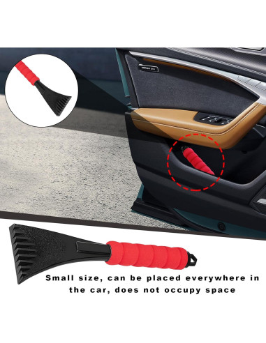 Raspador de Hielo para Parabrisas Ohleats 30.48 cm Rojo
