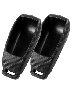 Funda de Llave Silicona Mercedes-Benz 2 Pcs Fibra Carbono