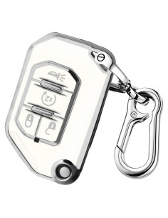 Cubierta de Llave Jeep QBUC JLU JL Gladiator Rubicon Blanco