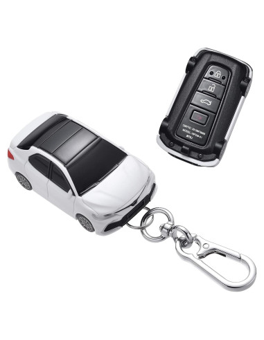 Cubierta de Llave Toyota Camry Corolla RAV4 - Funda Blanca