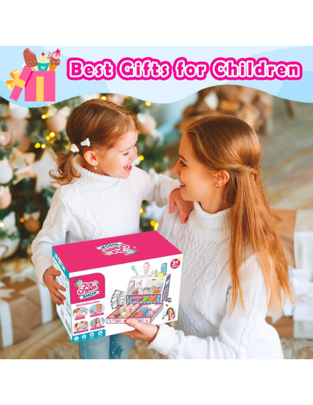 Conjunto de Juguetes de Helado de Madera Plunack 3-7 Años