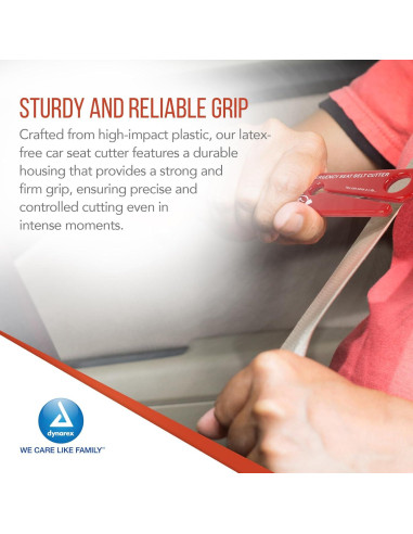 Cortador de Cinturón de Seguridad Dynarex - 50 Piezas