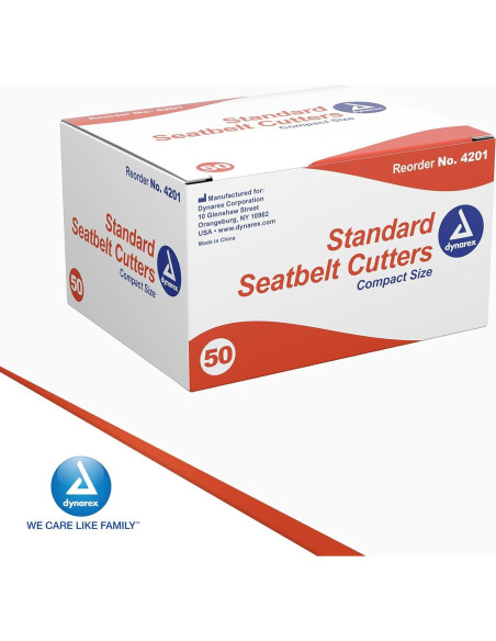 Cortador de Cinturón de Seguridad Dynarex - 50 Piezas