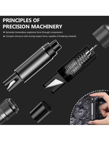 Cortador de Cinturón y Rompedor de Ventanas Yeria 2-en-1