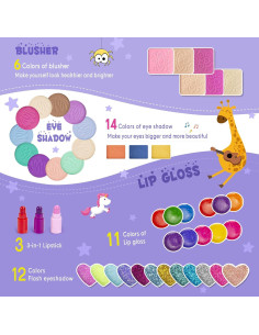 Kit de Maquillaje para Niñas Tomons Real Lavable 19x14.1 cm 2