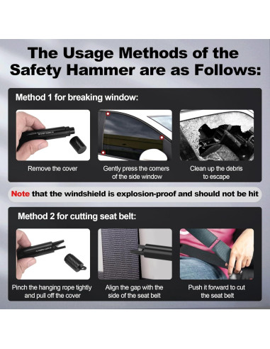 Cortador de Cinturón y Rompedor de Ventanas JAGASOL 2 Pcs