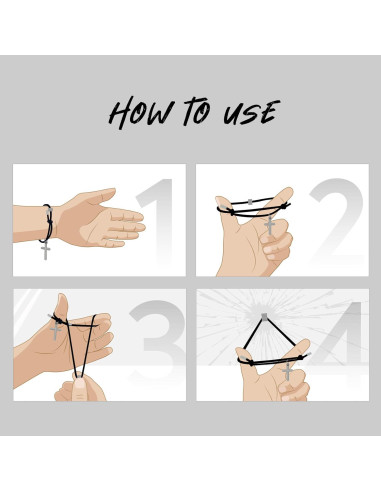 Pulsera Rompe Ventana CIKOVE con Carburo de Tungsteno 9.6cm