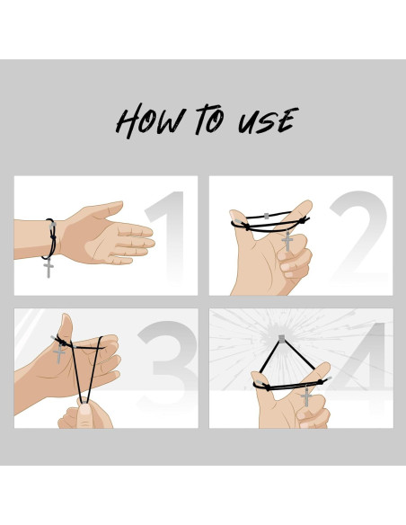 Pulsera Rompe Ventana CIKOVE con Carburo de Tungsteno 9.6cm