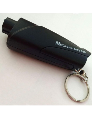 Herramienta de Escape Automotriz Fioria Llavero Rompedor de Ventanas y Cortador de Cinturón