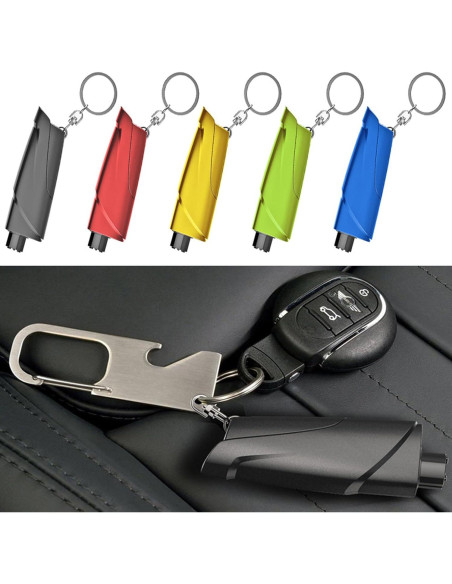 Herramienta de Escape Automotriz Fioria Llavero Rompedor de Ventanas y Cortador de Cinturón