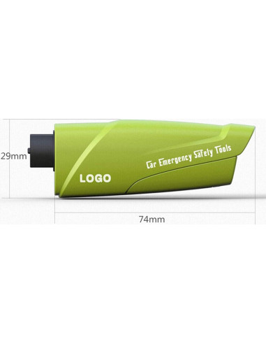 Herramienta de Escape Automotriz Fioria Llavero Rompedor de Ventanas y Cortador de Cinturón