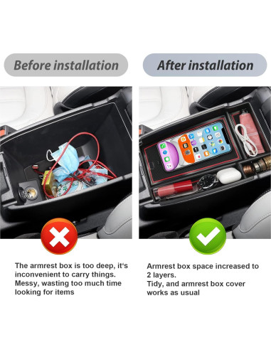 Organizador de Consola Central SKTU para Ford Escape 2020-2025