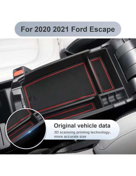 Organizador de Consola Central SKTU para Ford Escape 2020-2025