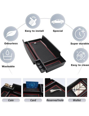 Organizador de Consola Central SKTU para Ford Escape 2020-2025