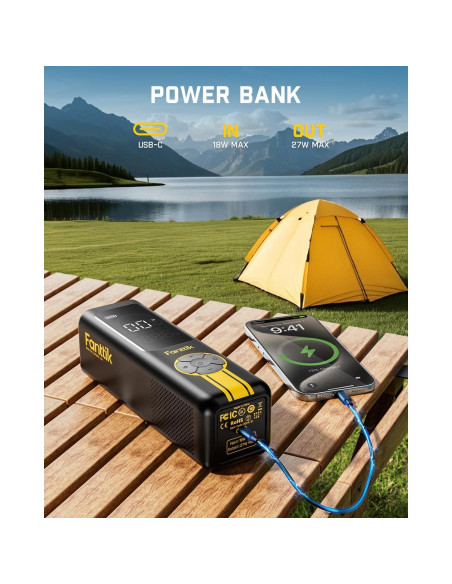 Compresor de Aire Inalámbrico Fanttik X10 150 PSI para Neumáticos