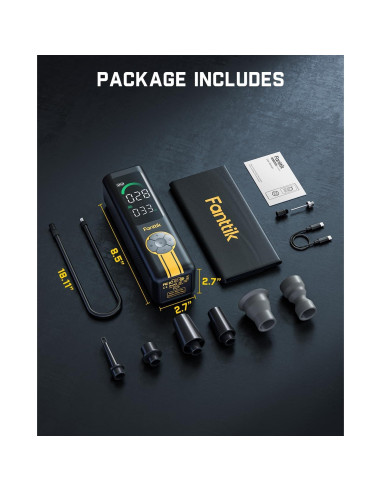 Compresor de Aire Inalámbrico Fanttik X10 150 PSI para Neumáticos