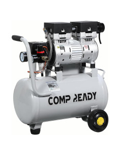 Compresor de Aire Portátil 6 Galones 1HP 2.5 CFM 60dB Sin Aceite