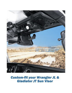 Organizador de Visera JOYTUTUS para Wrangler JL y Gladiator JT 2