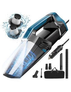 Aspiradora de Coche Blestan LT-114 12V 0.35L con Luz LED