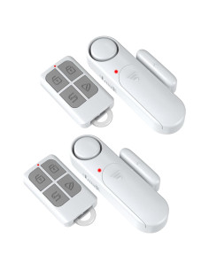 Alarma de Puerta Inalámbrica METAK 120dB con Control Remoto