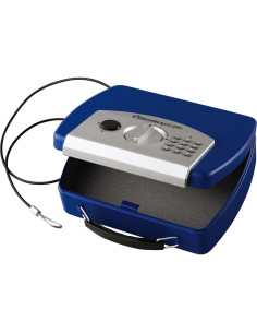 Caja Fuerte Pequeña SentrySafe Azul con Teclado Digital 2