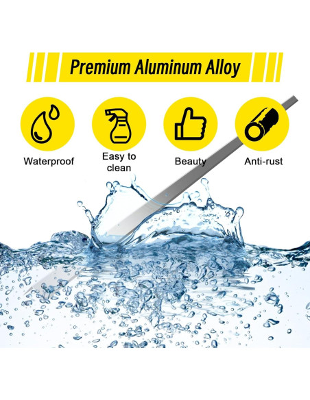 Protectores de Esquinas de Aluminio Kingtran 4x4x122cm 2pcs