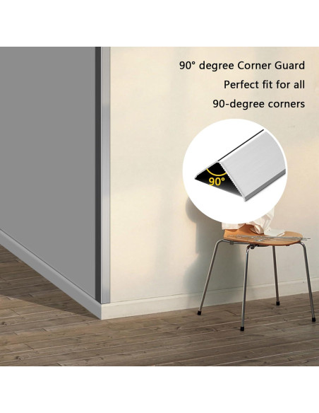 Protectores de Esquina de Aluminio SPEED SPIDER - 12 Piezas 5x5x120cm