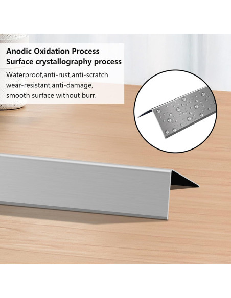 Protectores de Esquina de Aluminio SPEED SPIDER - 12 Piezas 5x5x120cm