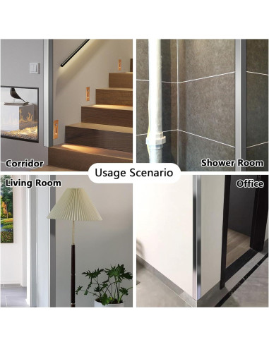 Protectores de Esquina de Aluminio SPEED SPIDER - 12 Piezas 5x5x120cm