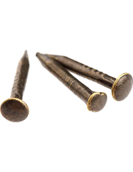 16 Piezas Protectores de Esquinas de Latón Antiguo dophee 32mm