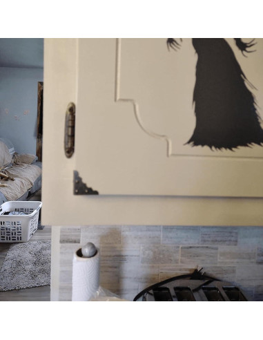 16 Piezas Protectores de Esquinas de Latón Antiguo dophee 32mm