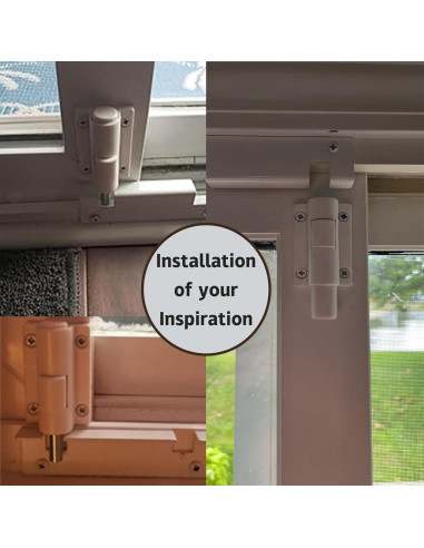 Cerradura de Seguridad para Puerta Corredera Lubentol 2 Pcs