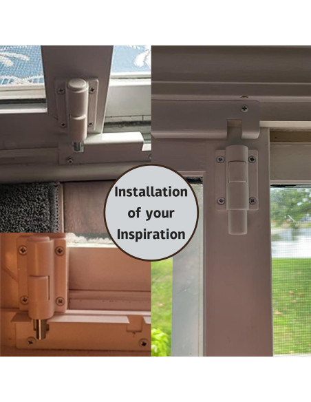 Cerradura de Seguridad para Puerta Corredera Lubentol 2 Pcs