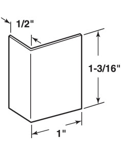Protector de Bisel de Puerta Prime-Line S 4215 Acero Inoxidable 5 Pzas 2