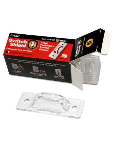 Protectores de Interruptores Transparentes Switch Shield - 6 Unidades