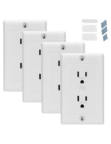 Cubiertas de Enchufes para Bebés - Seguridad Eléctrica 4 Pzas