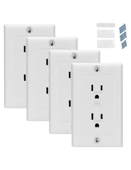 Cubiertas de Enchufes para Bebés - Seguridad Eléctrica 4 Pzas