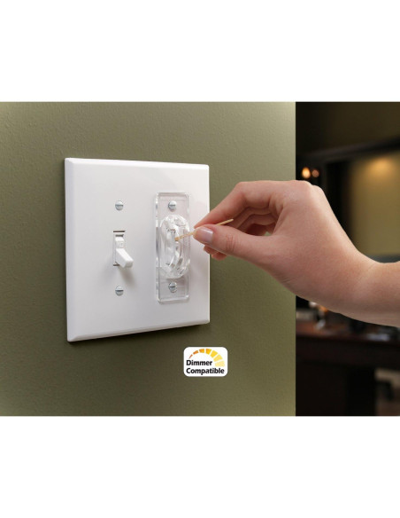 Protectores de Interruptores Transparentes Switch Shield - 6 Unidades