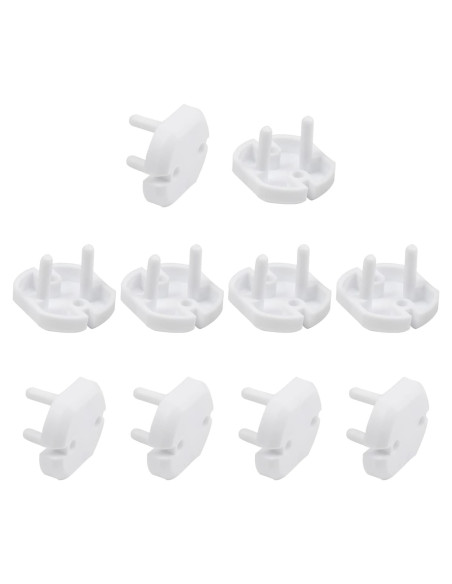 Cubiertas de Enchufe a Prueba de Niños Heyiarbeit 30 Pcs Blanco