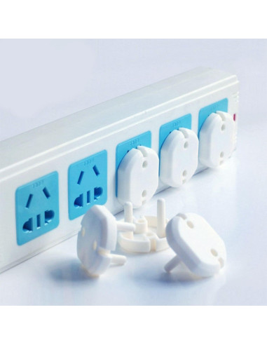 Cubiertas de Enchufe a Prueba de Niños Heyiarbeit 30 Pcs Blanco