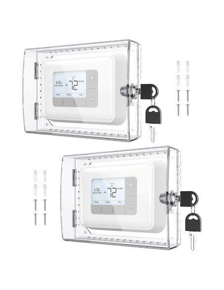 Caja de Cerradura para Termostato AUURIO 2 PCS con Llave