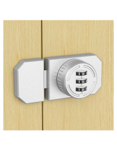 Cerradura de Combinación YogePote para Gabinete Adhesiva 3 Dígitos