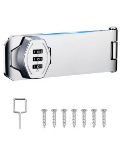 Candado de Combinación KOVOSCH 100mm Plateado para Gabinetes